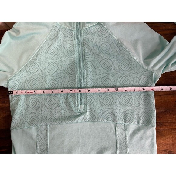 Fila Sport Women’s Activewear Womens Half Zip Running Jacket Teal Small - Picture 4 of 7
